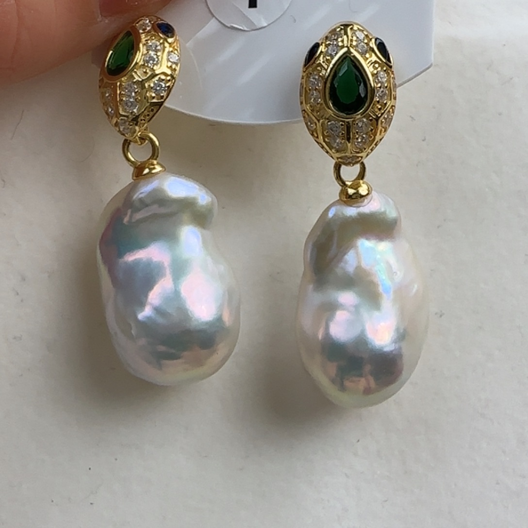 淡水珍珠颈饰银S925镶嵌