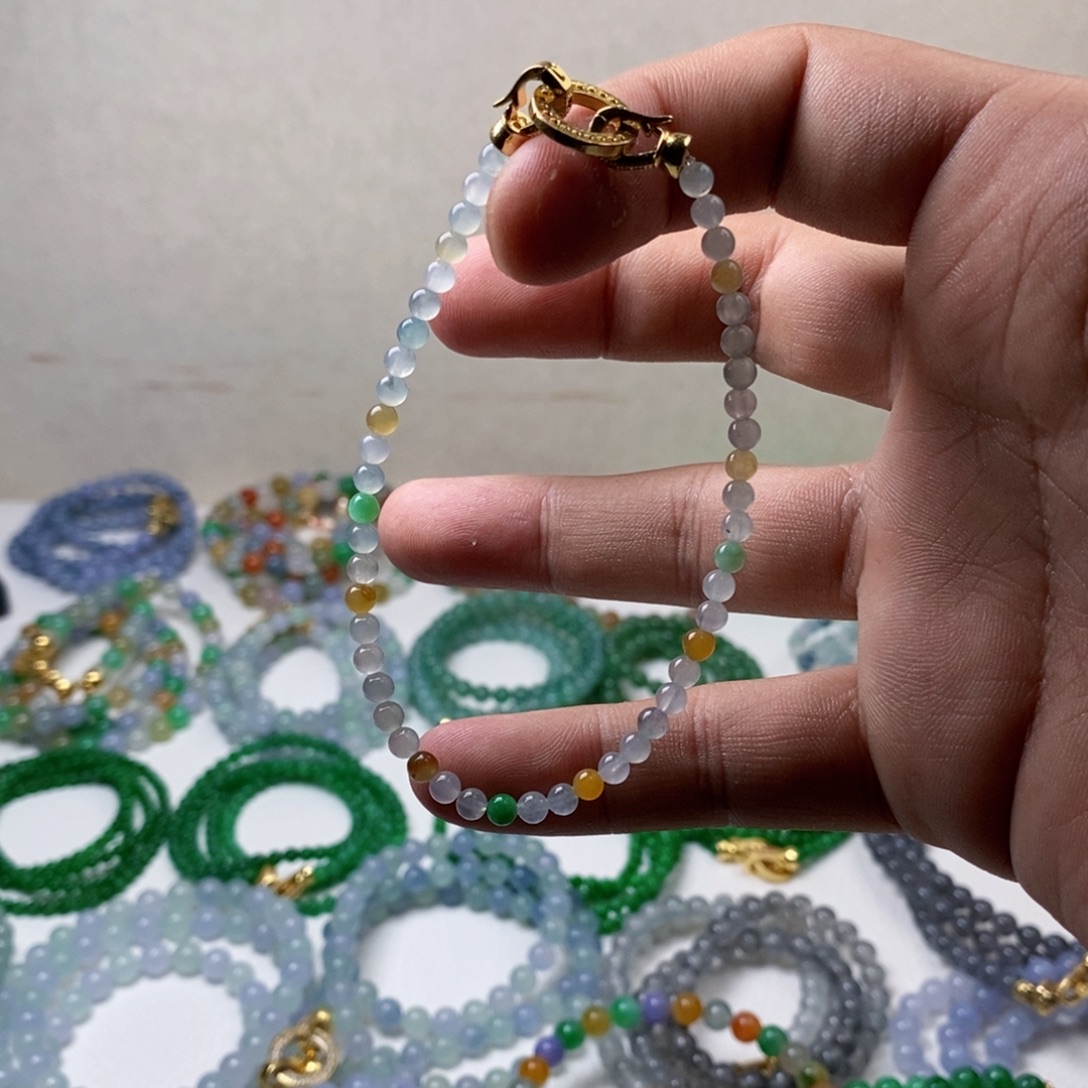 定制翡翠未镶嵌缅甸翡翠a货卡3.6