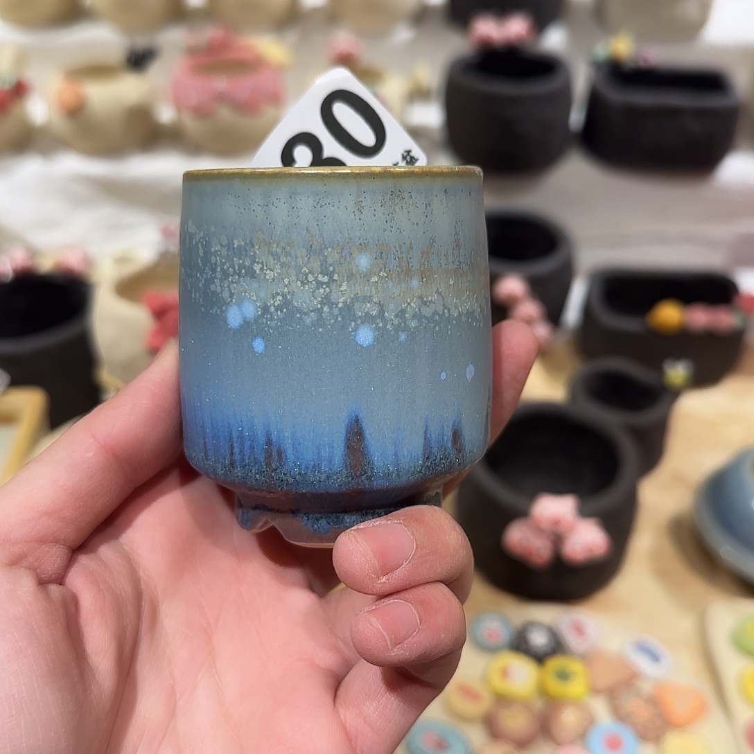 430 口5 默认微瑕 手工花盆 