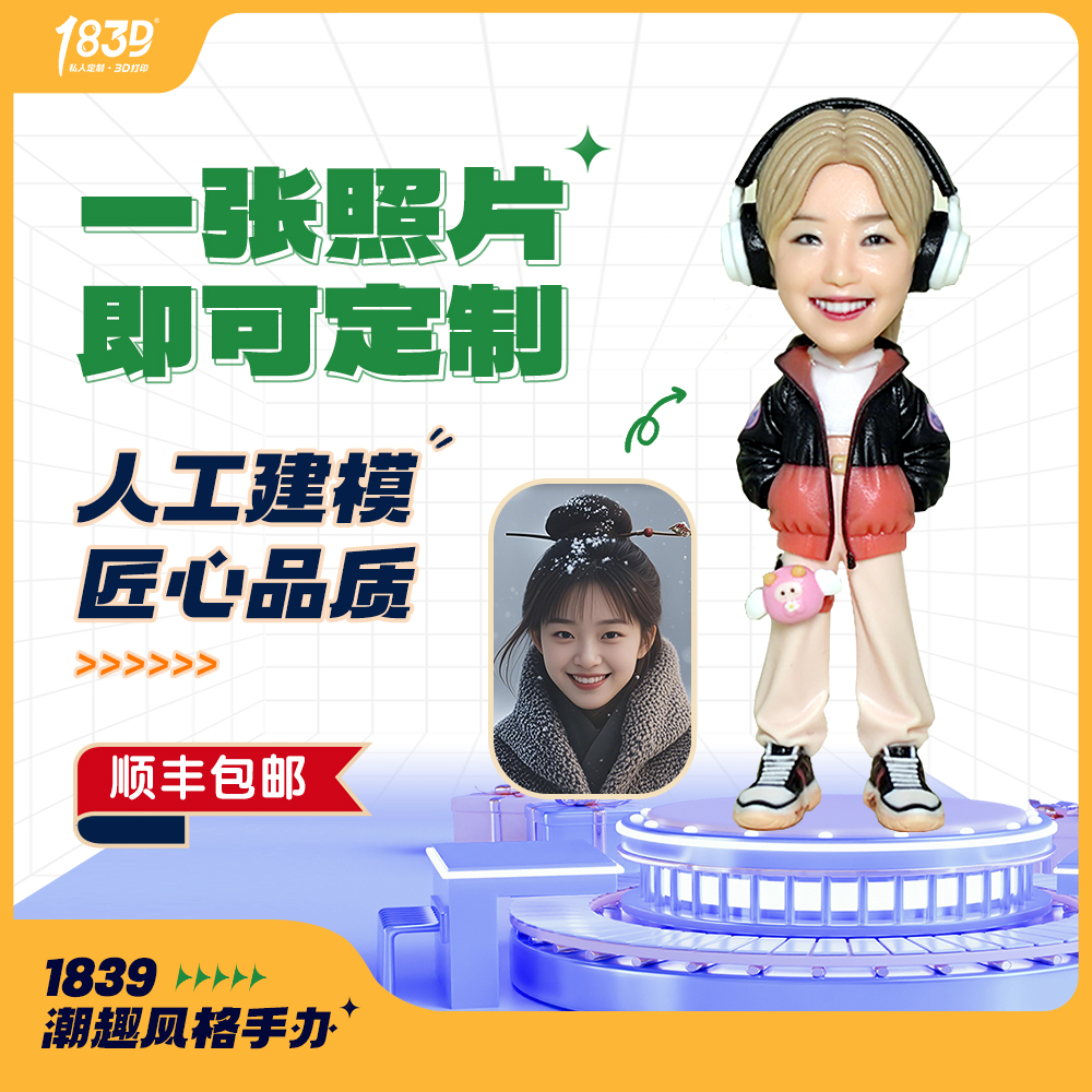 【照片定制手办】定制真人手办情侣结婚送孩子送女生送闺蜜生日礼物