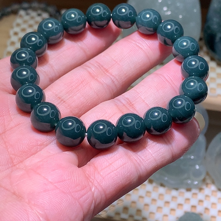 翡翠未镶嵌颈饰炸/危料珠串