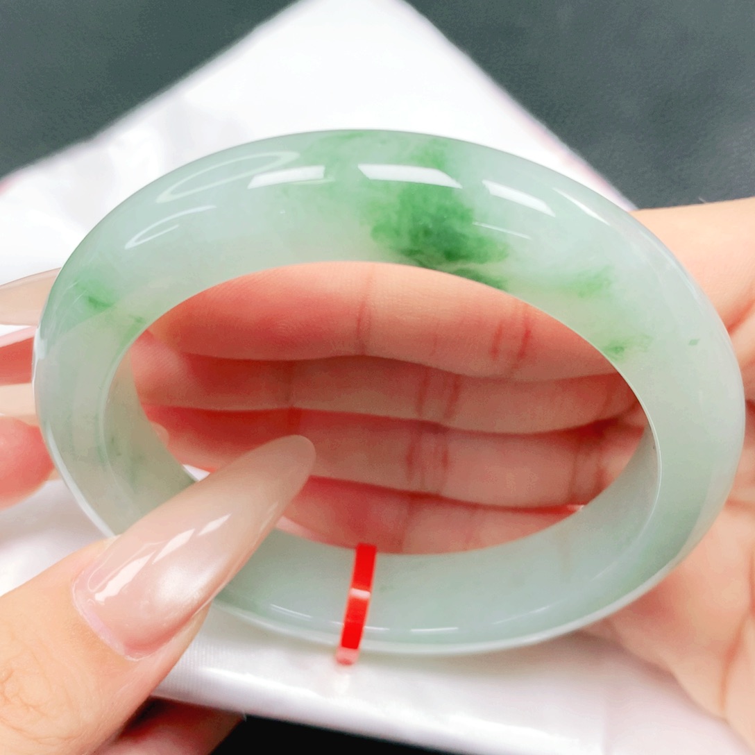 翡翠未镶嵌手镯55