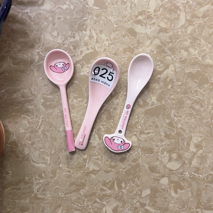 塑料陶瓷碗825三个勺子