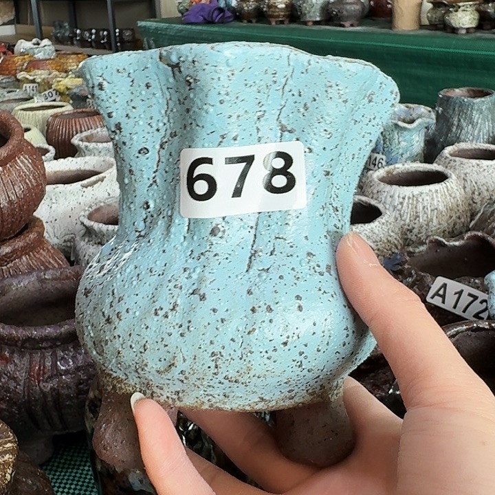 内口9高12粗陶手工制作