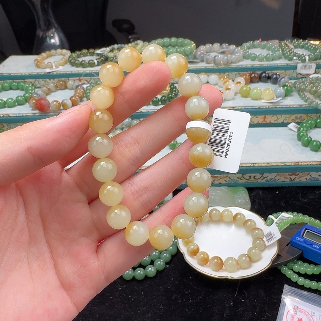 和田玉手串未镶嵌