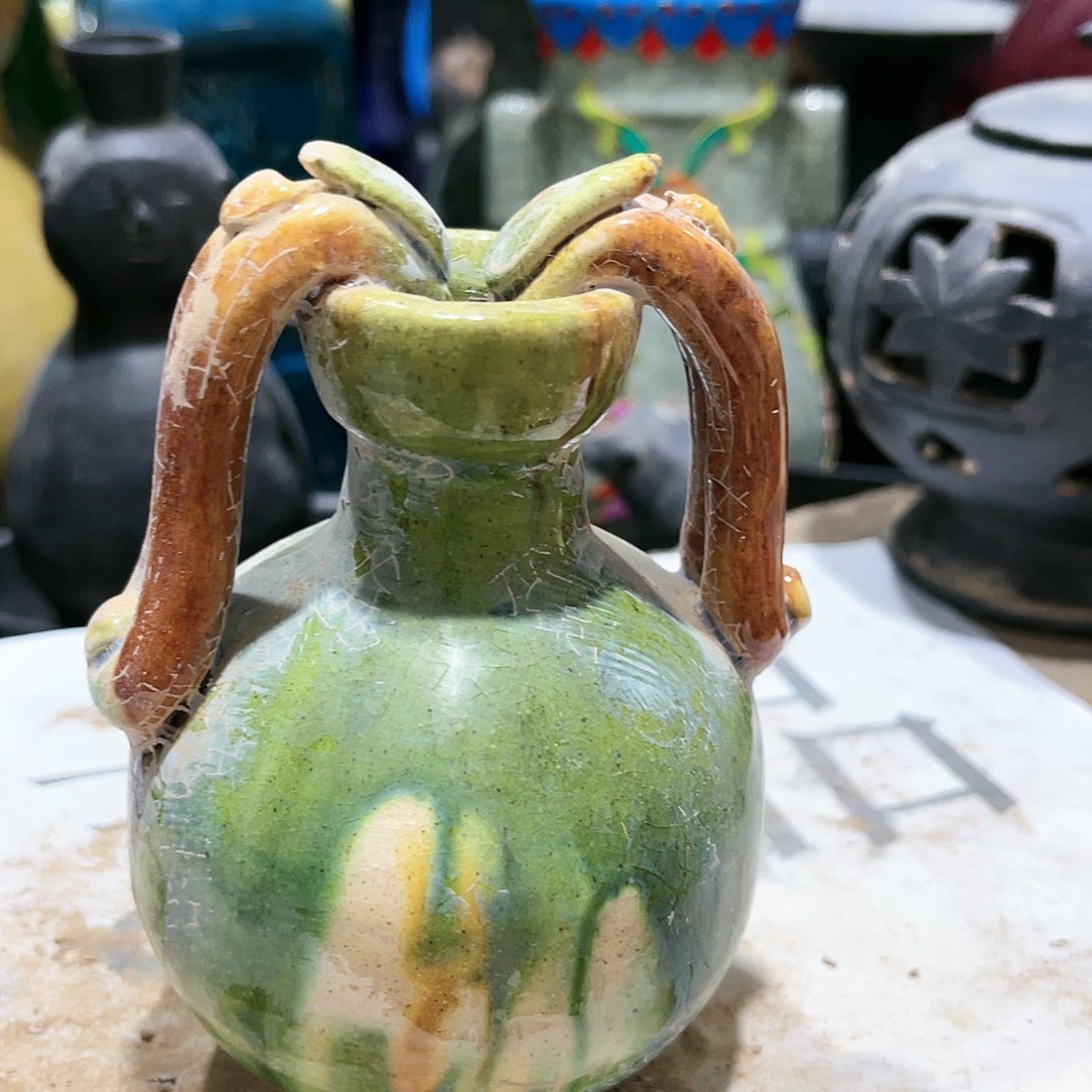 瓦当摆件摆件茶桌茶台陶瓷