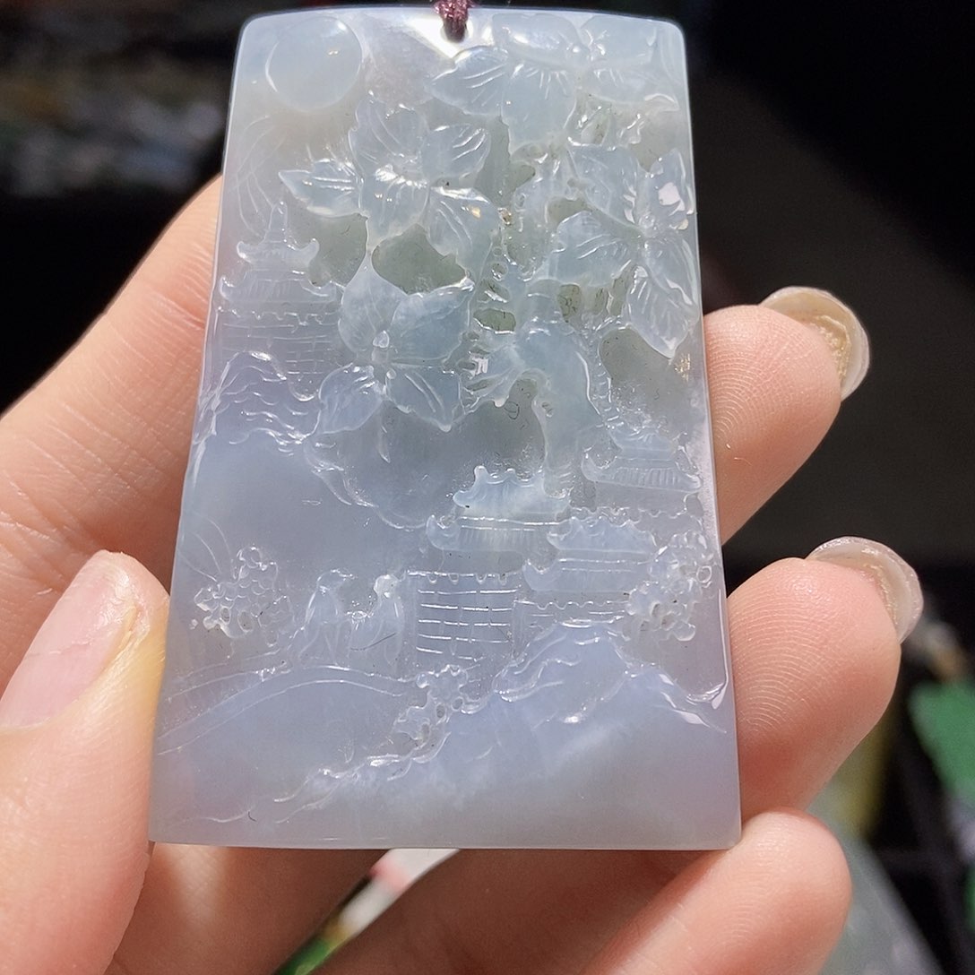 颈饰未镶嵌翡翠翡翠