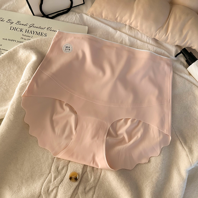 高腰无痕10A抑菌透气舒适夏季大码内裤高弹包臀提臀女三角内裤
