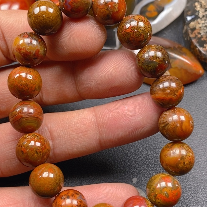 玛瑙/玉髓手链未镶嵌m***8