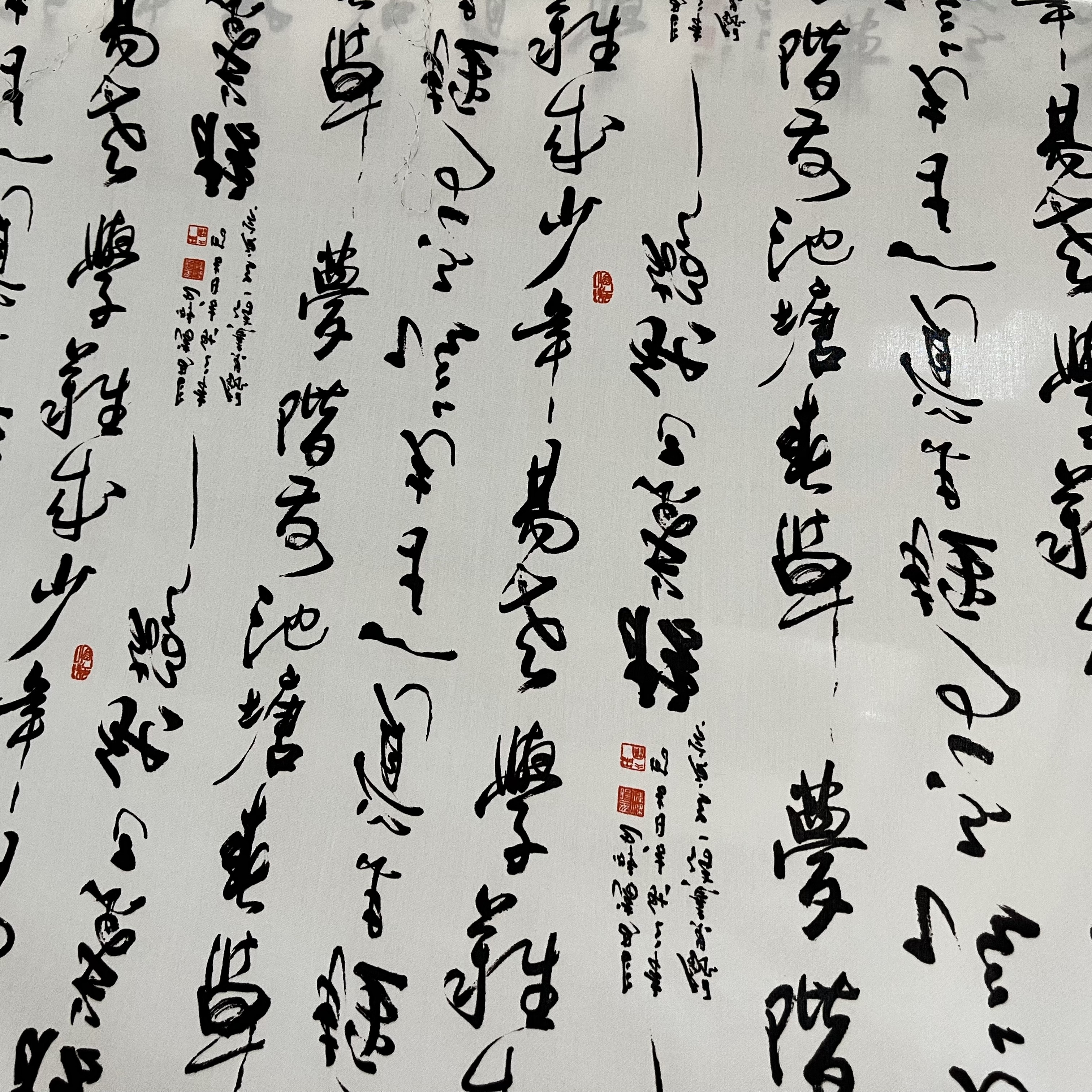 100%棉贡缎！书法！服装面料【两米包邮】棉绸布