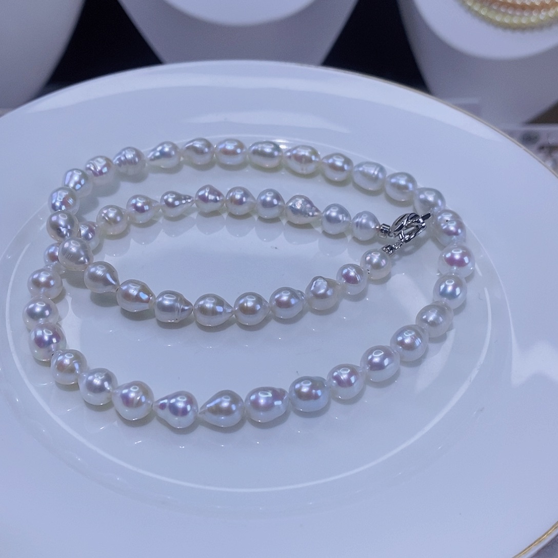 淡水珍珠颈饰合金