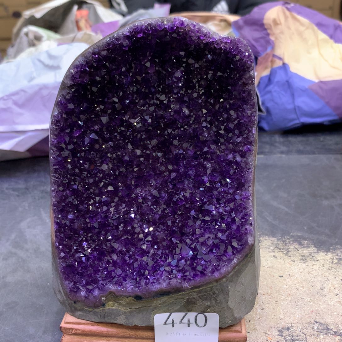 水晶摆件未镶嵌紫晶440