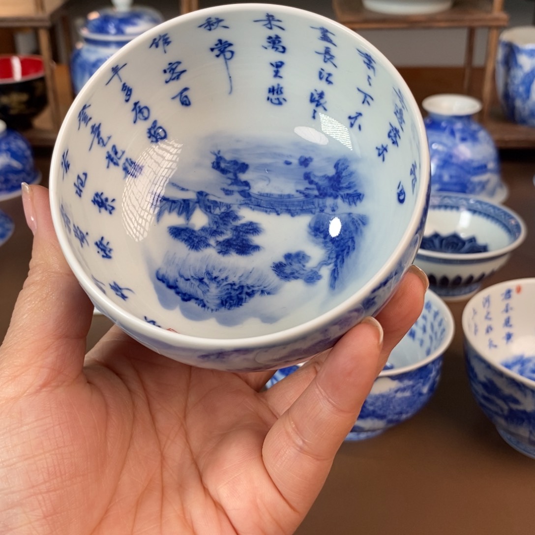 景德镇陶瓷手工手绘