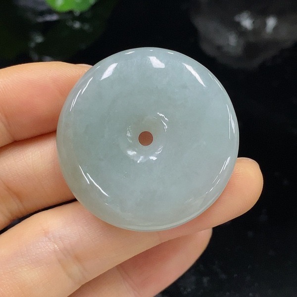 F25-天然A货翡翠-平安扣