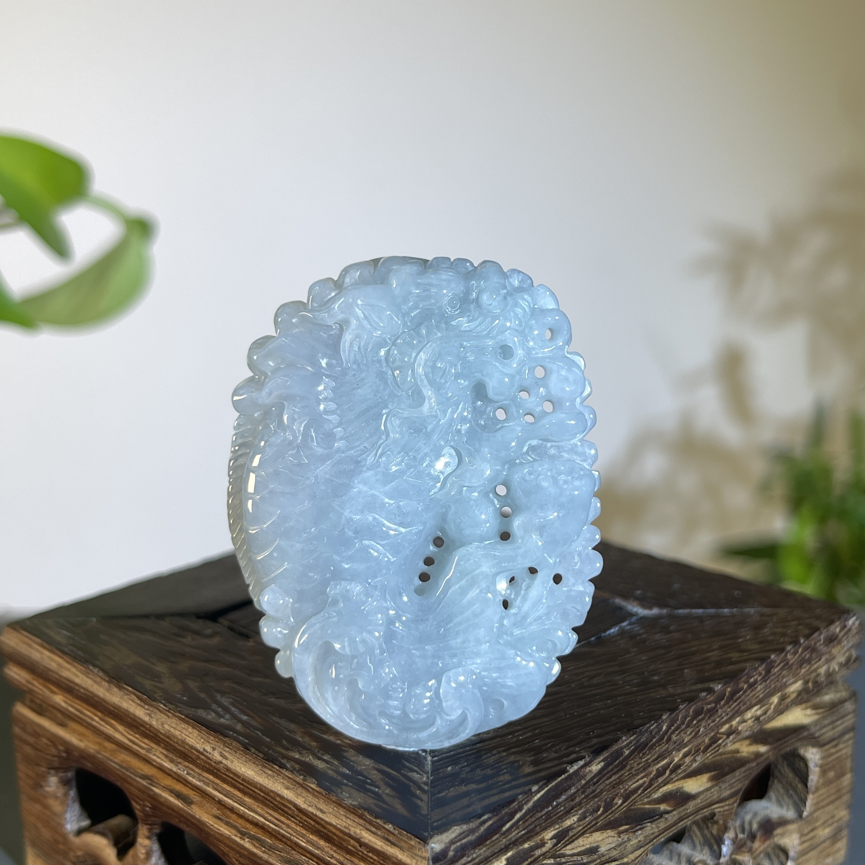 JCB18-23   天然缅甸A货翡翠    龙头鱼