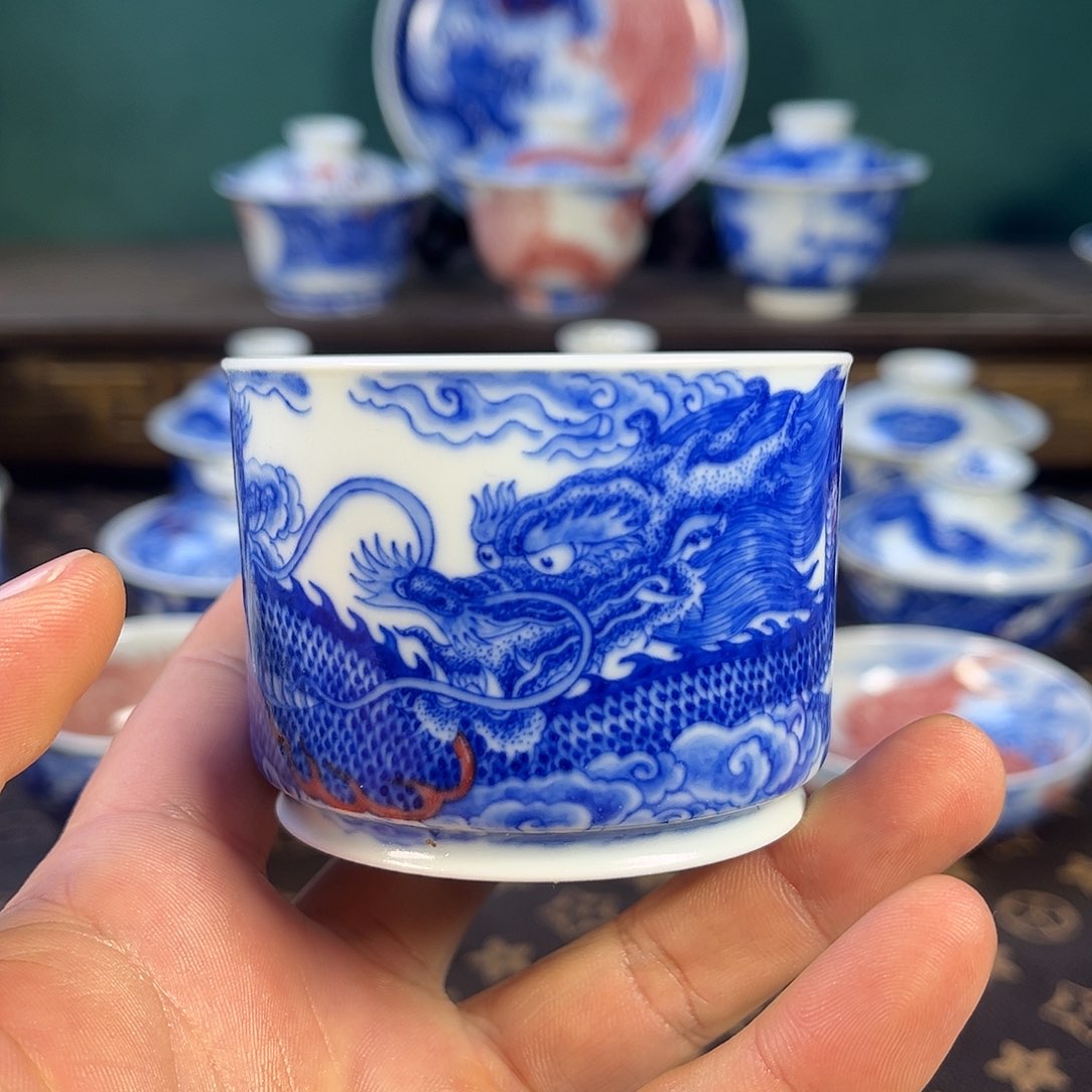 瓷片自成堂景德镇手工手绘