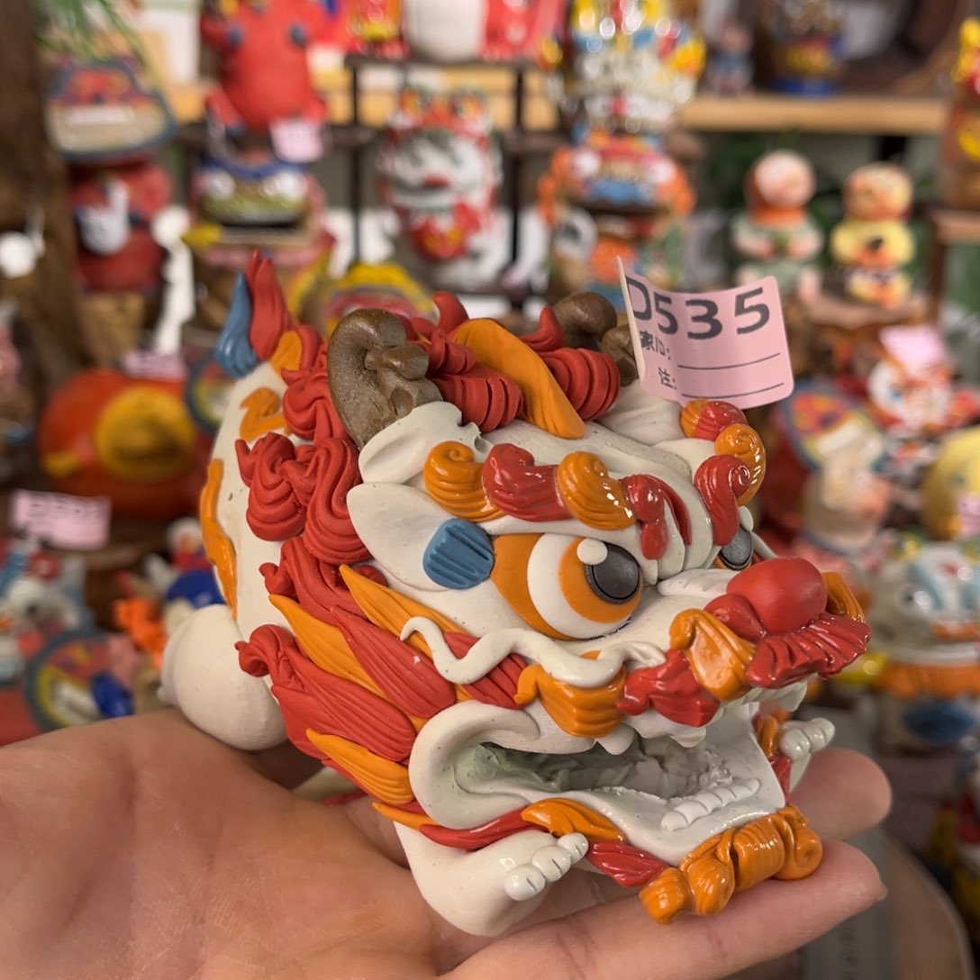 泥塑纯手工茶宠摆件