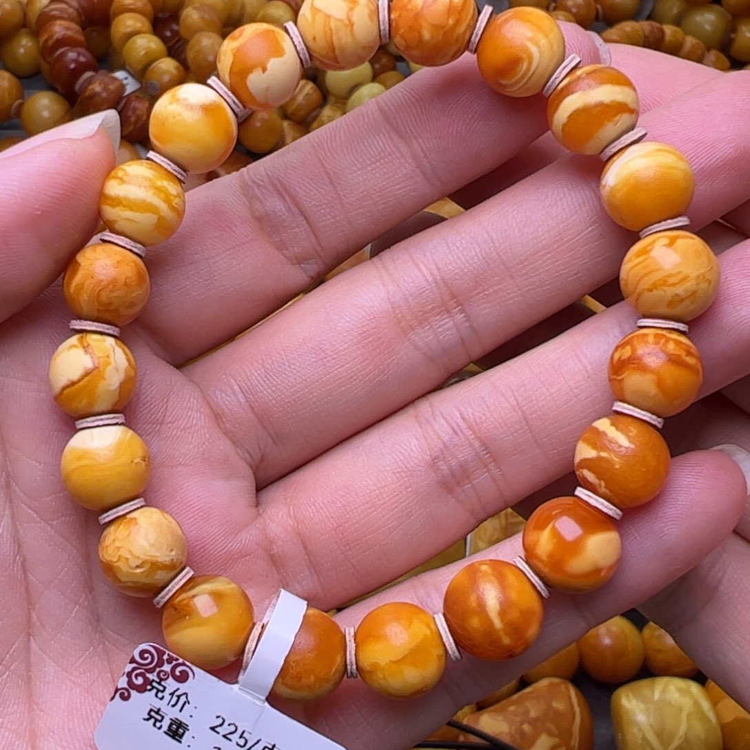 蜜蜡未镶嵌珠宝奇石9.4