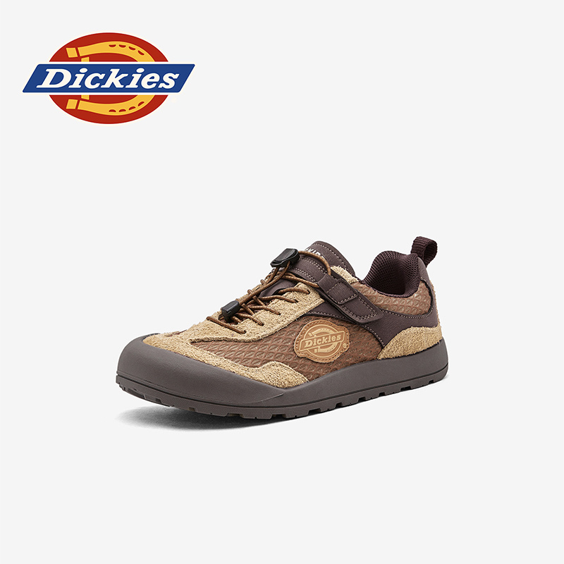 Dickies童鞋2025秋季上新魔术贴系带休闲鞋男女同款透气耐磨板鞋