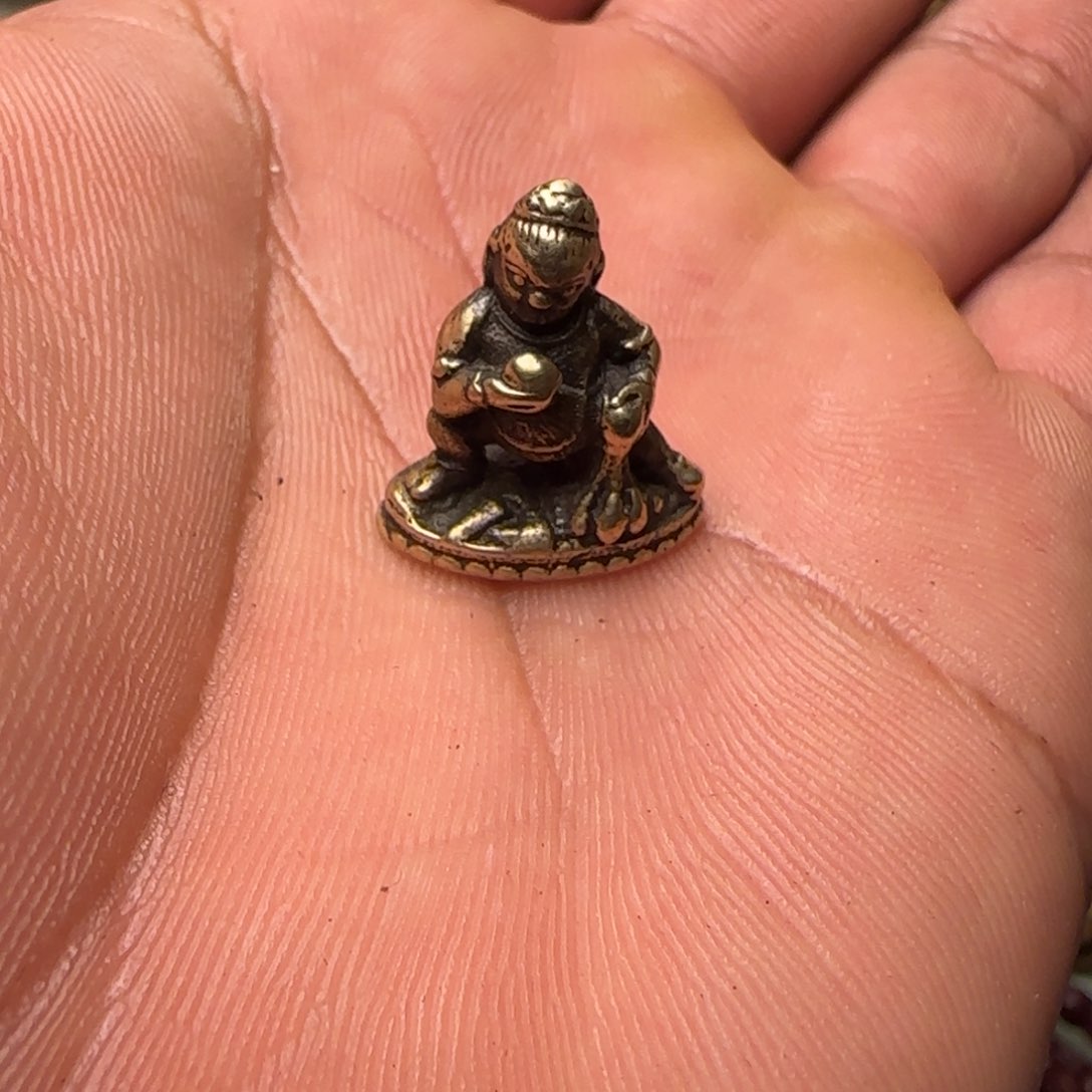 泥塑完美招财金宝迷你