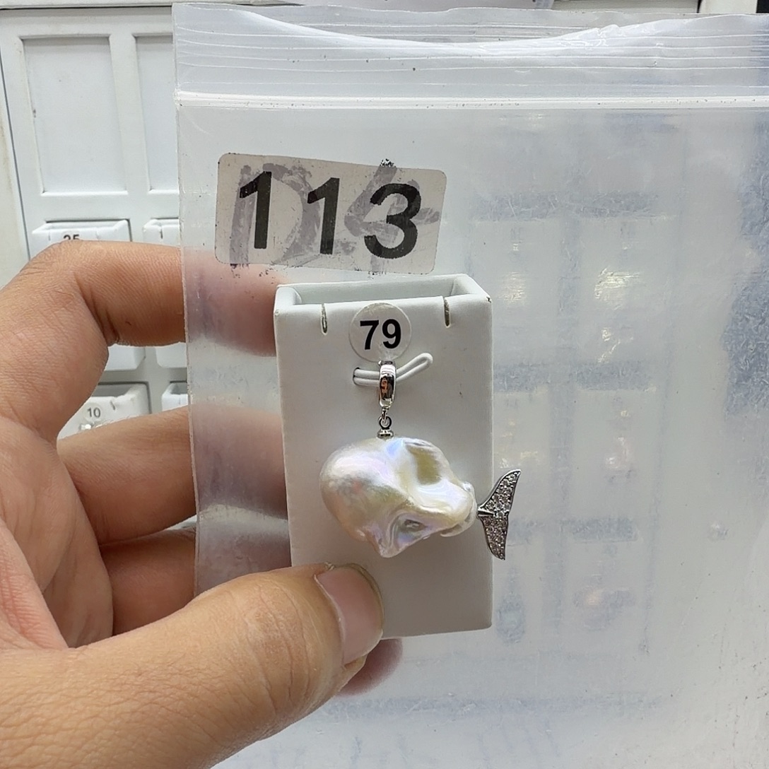 合金淡水珍珠颈饰