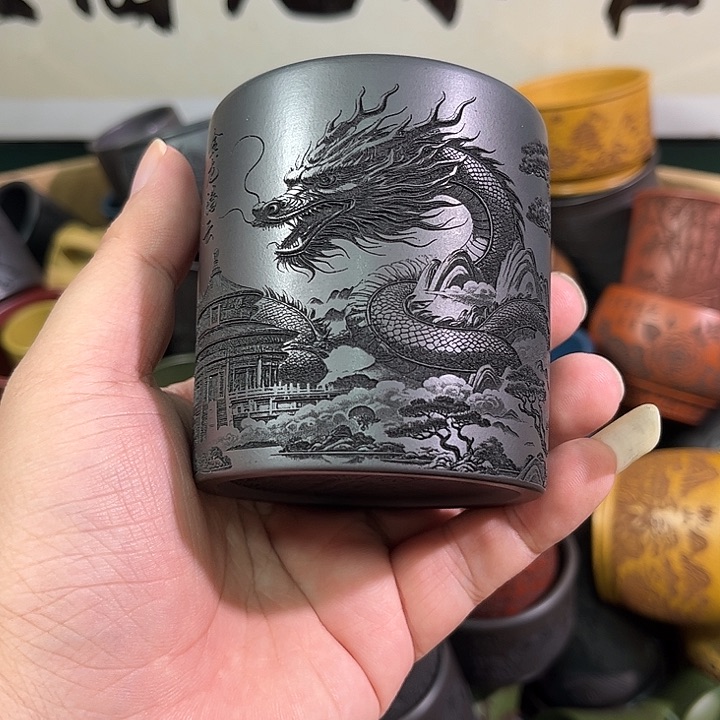 茶杯紫砂全手工紫砂主人杯