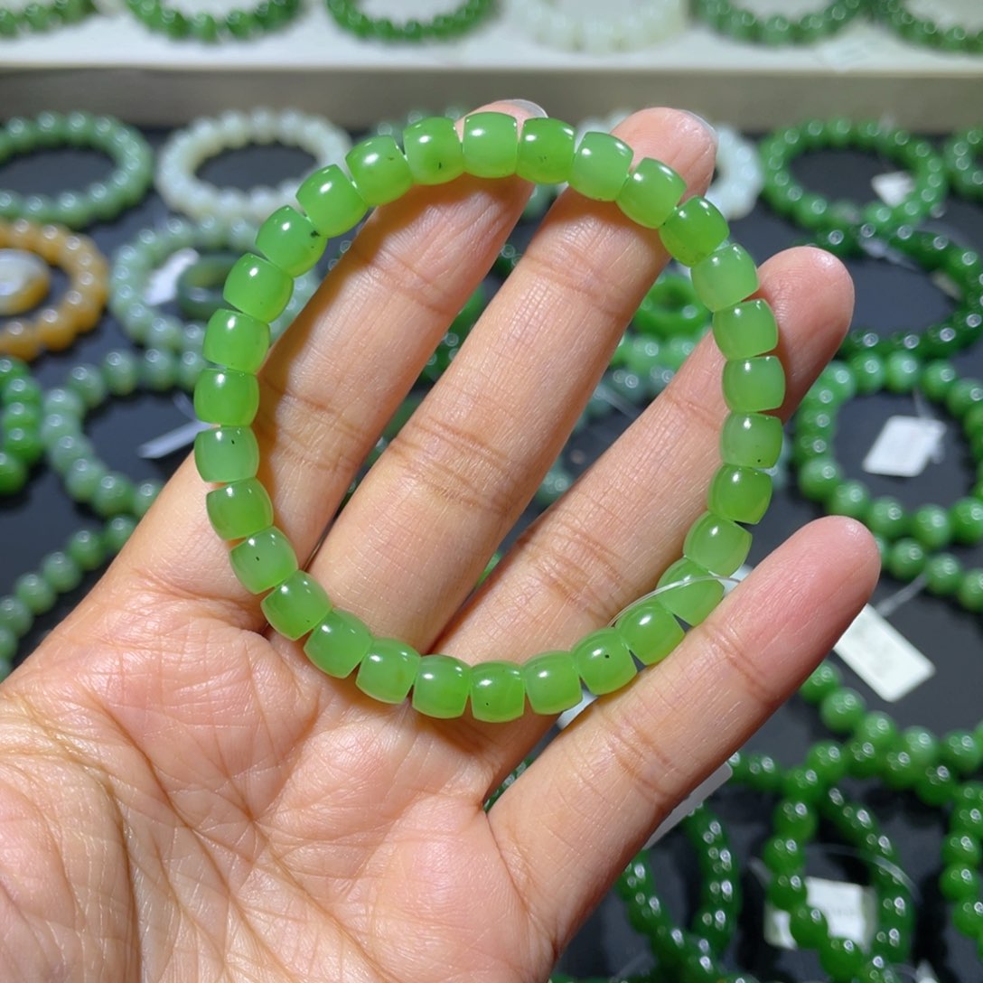 和田玉手链未镶嵌用****6