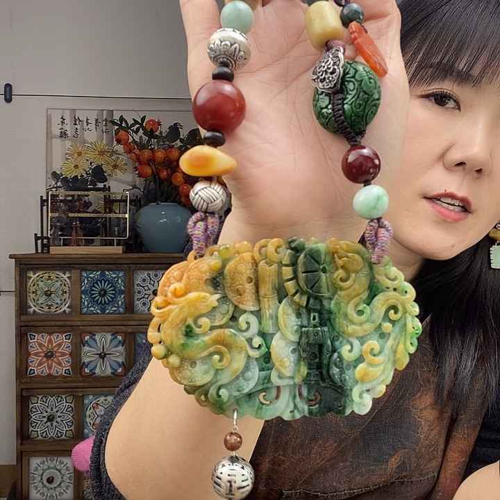 翡翠项链未镶嵌项链