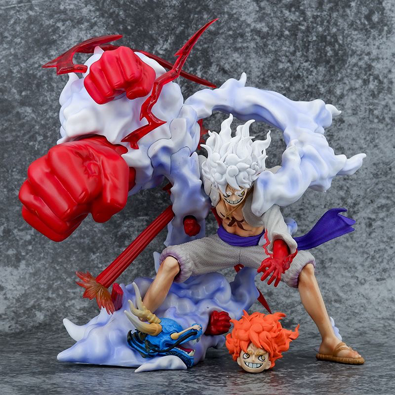 海贼黄蜂尼卡五档太阳神路飞鬼岛终局之战果实觉醒手办模型