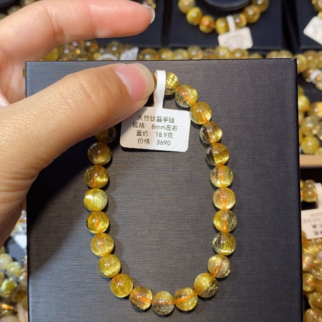 水晶手链未镶嵌s***y手链8mm