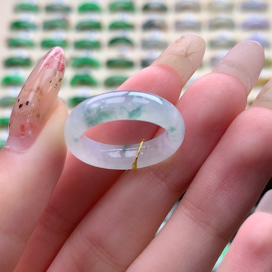 翡翠未镶嵌戒指港15