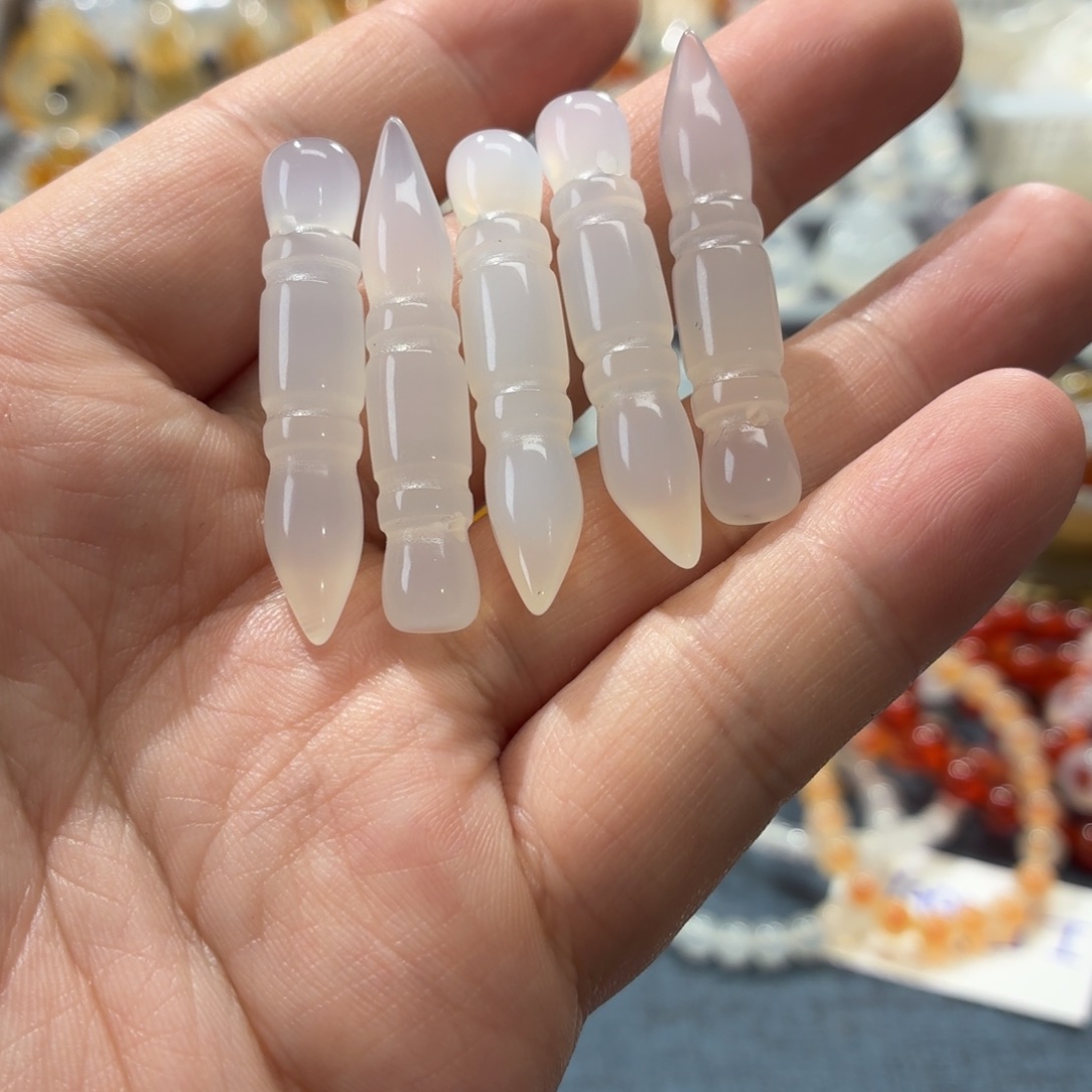 玛瑙/玉髓未镶嵌吊坠(不含链)