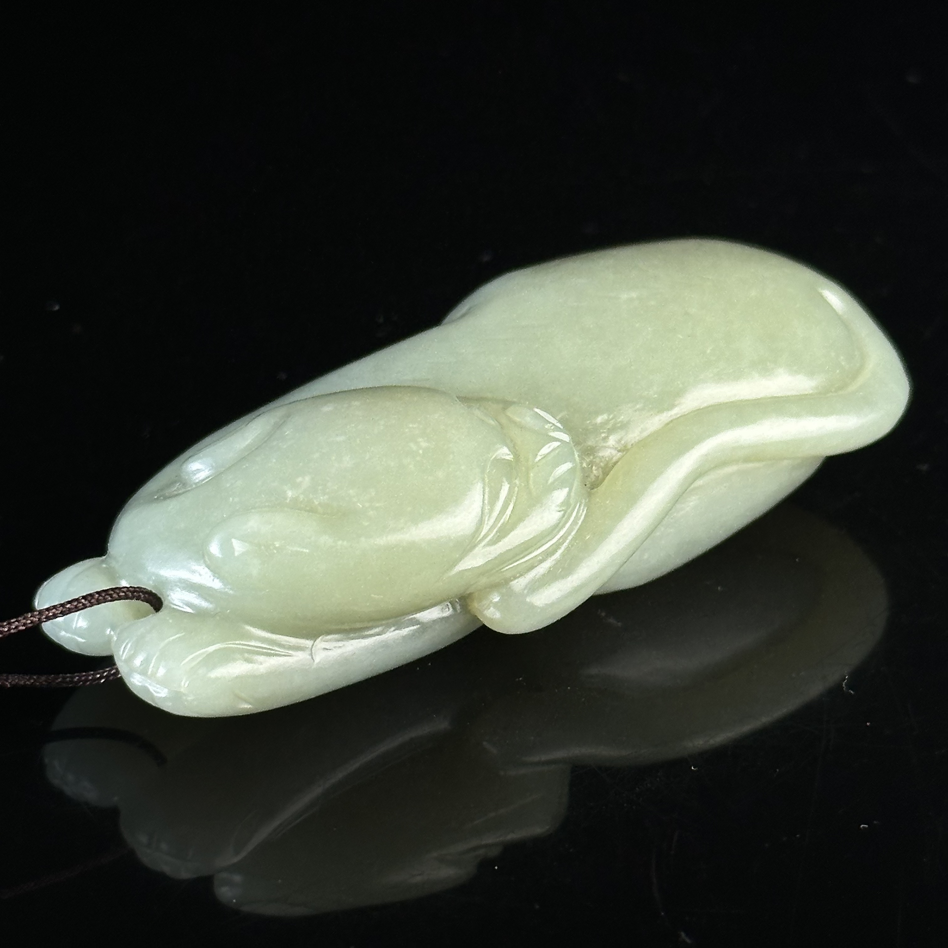 清和田玉瑞兽纹把件 福利品 ZR200115015*【上海兰馨】