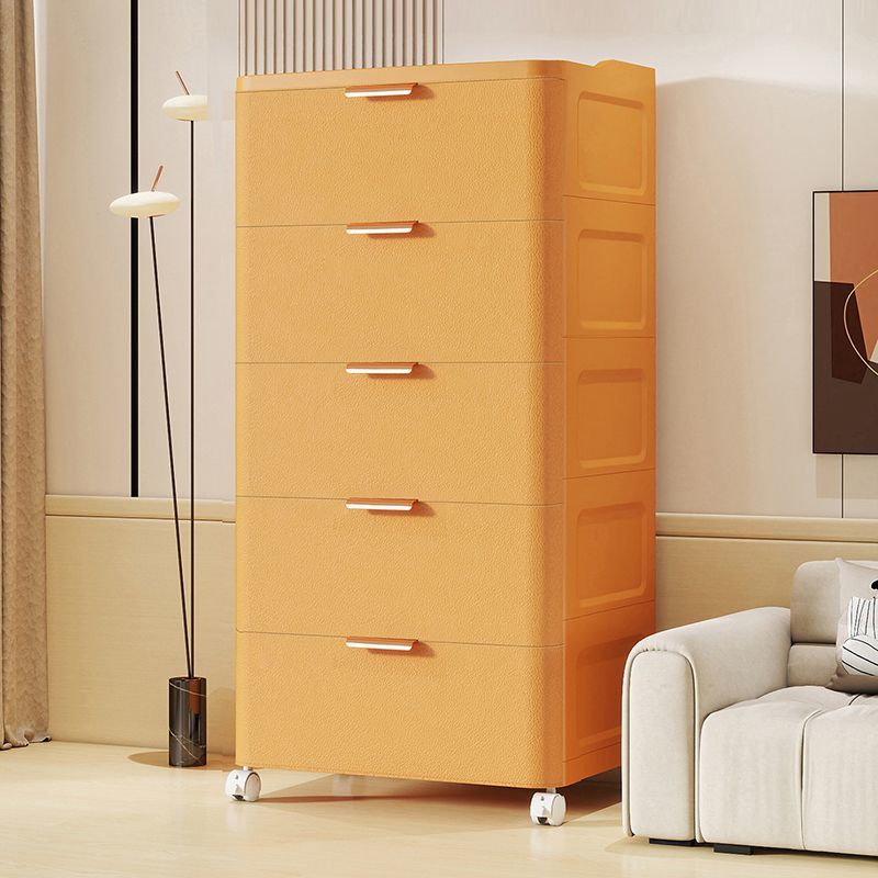 50CM加厚抽屉式收纳柜家用客厅零食柜多层塑料置物柜五斗柜衣物储
