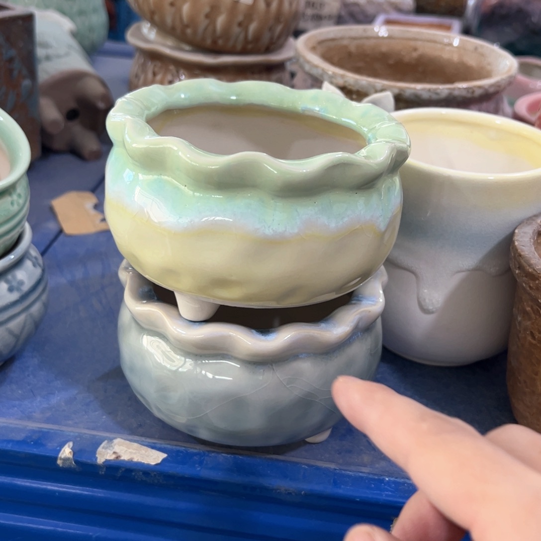 陶瓷多肉小花盆@@