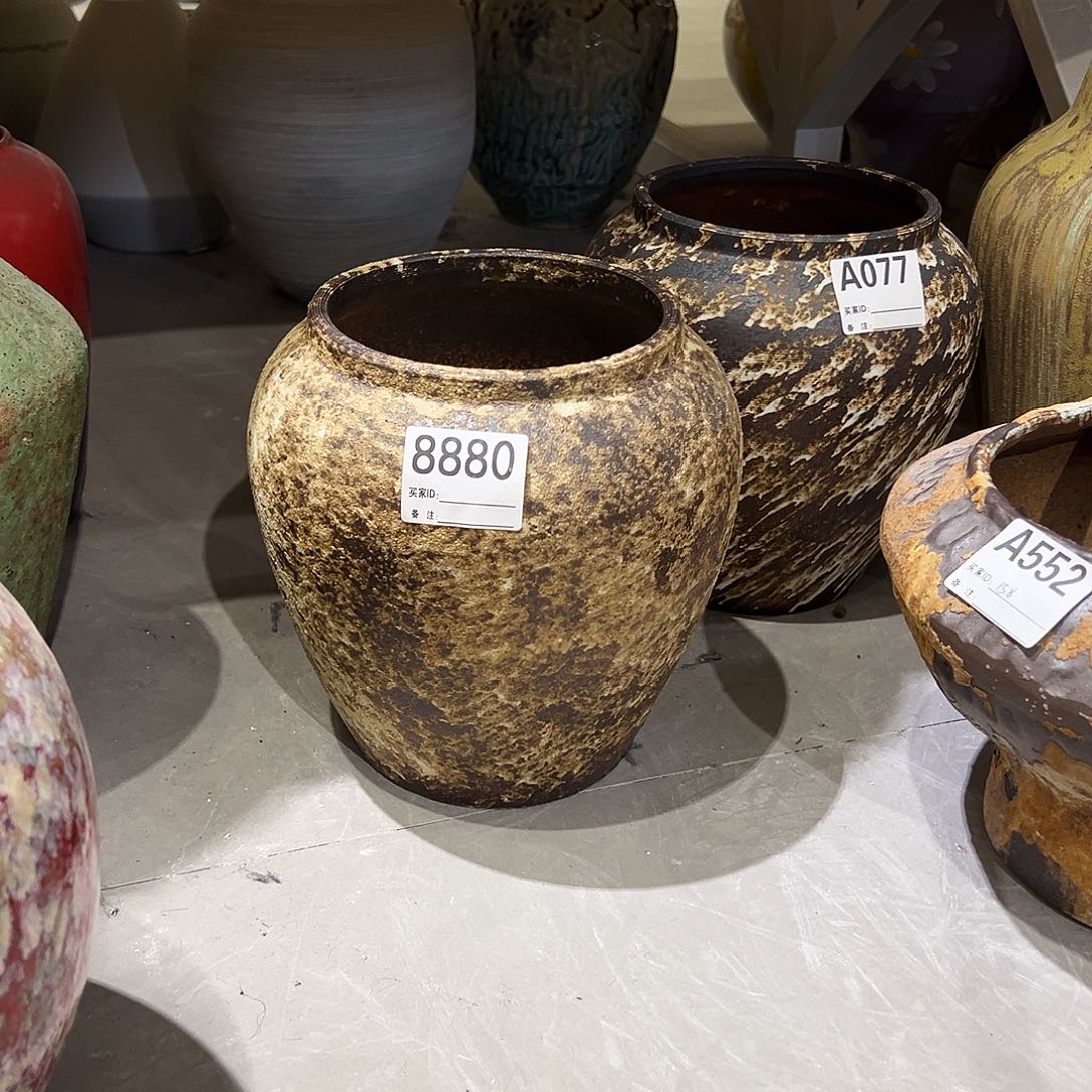 瓶8880高25口 15已打孔陶瓷花瓶