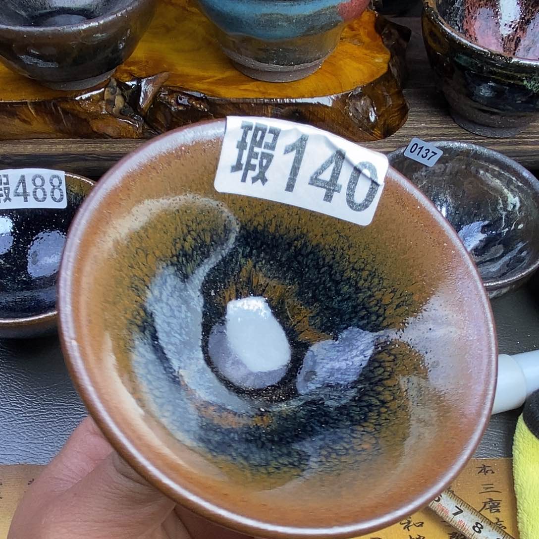 茶盏微瑕建盏主人杯子