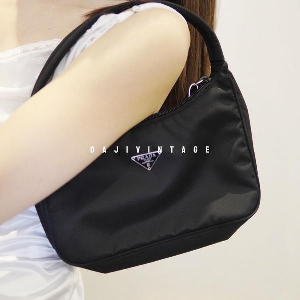 95新 Prada/普拉达 大吉中古/Prada普拉达hobo腋下包