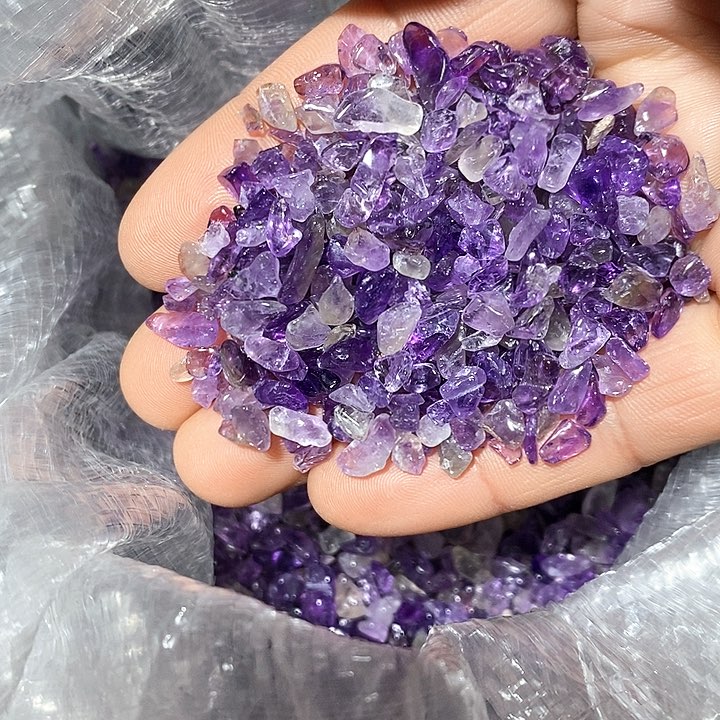 【闪购商品】水晶珠宝半成品未镶嵌紫水晶