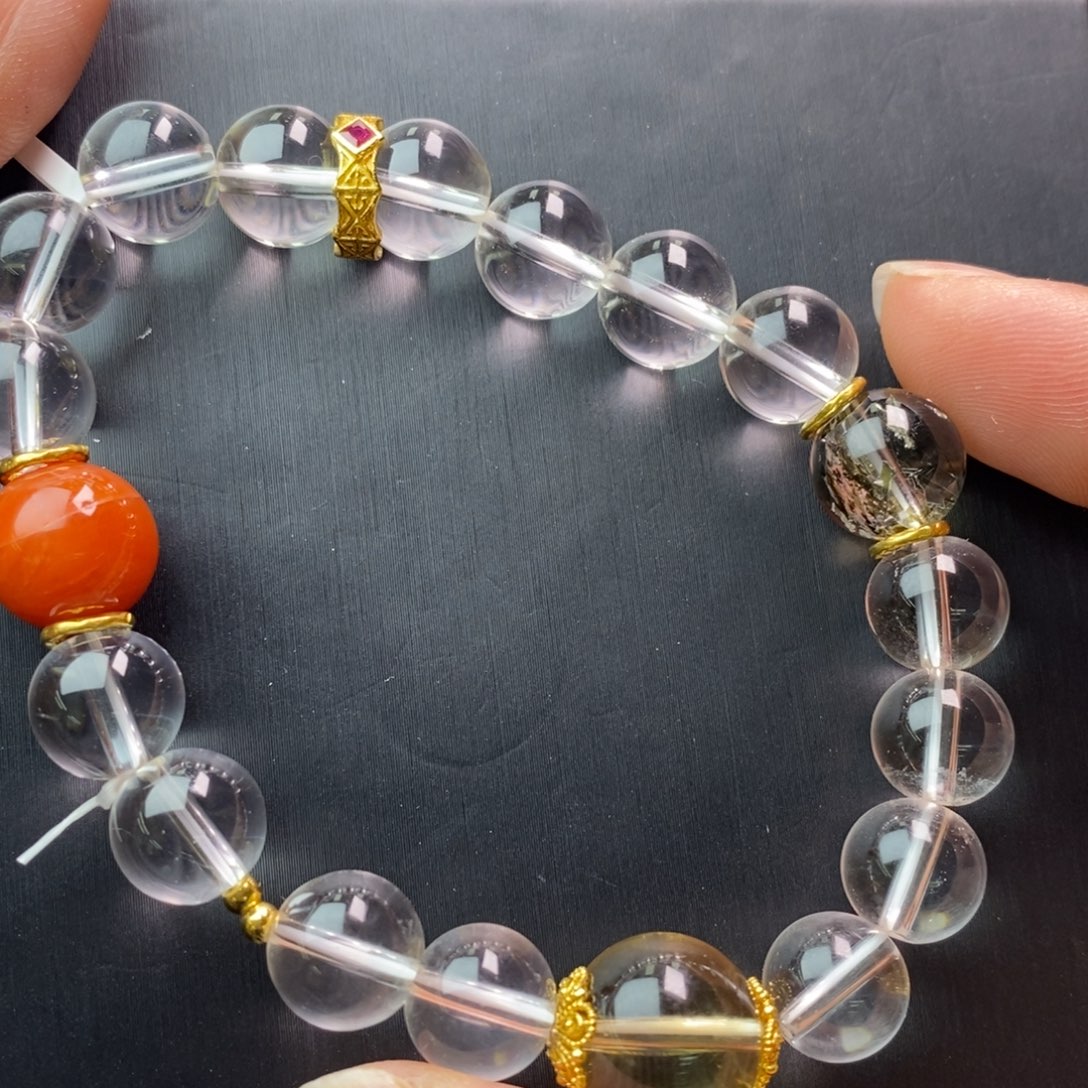 水晶手串未镶嵌Z24483婷