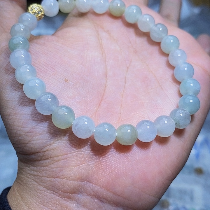 未镶嵌手串翡翠天然缅甸A货翡翠6.9