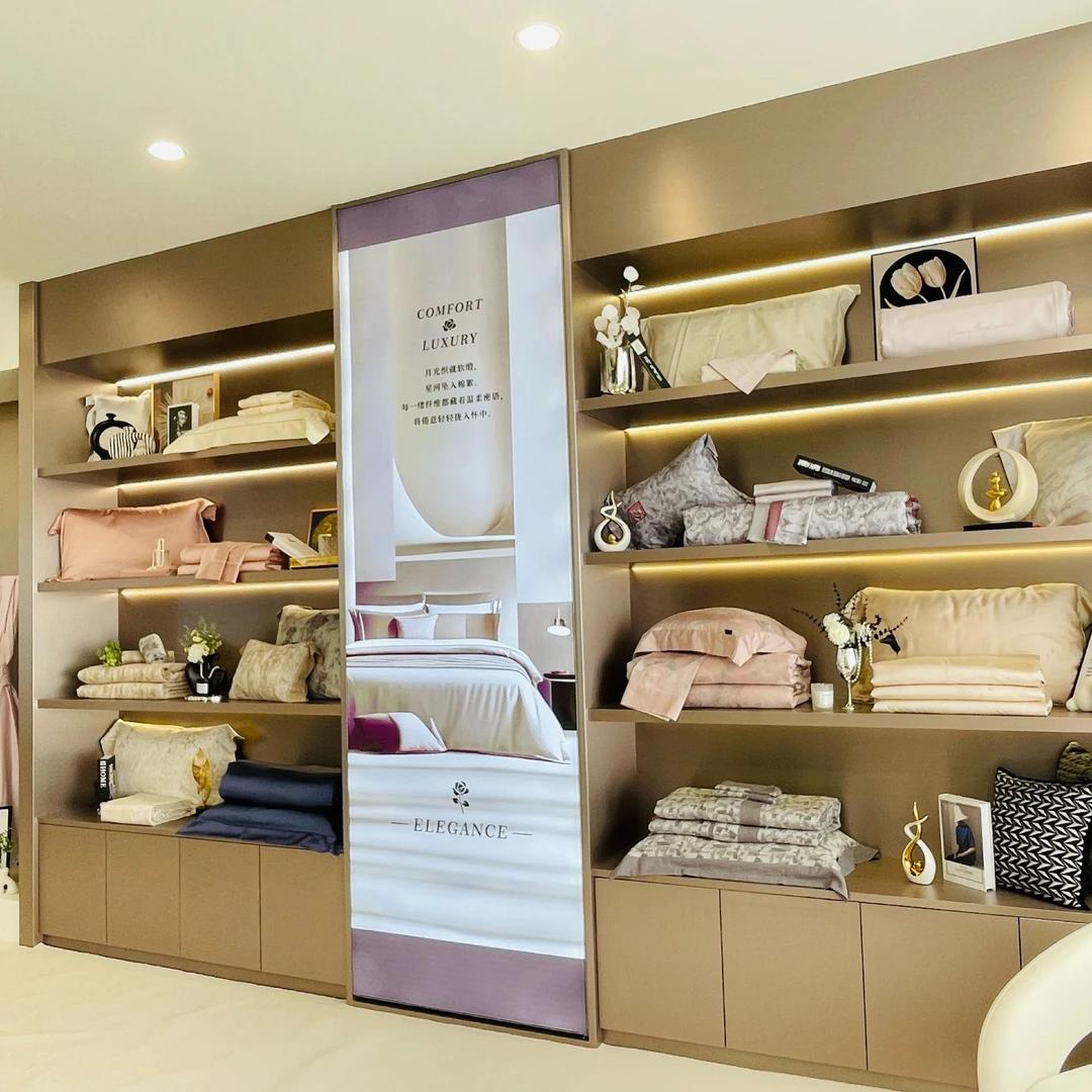 【D粉丝专享】高端刺绣工艺款四件套-爱恋系列-藕粉色