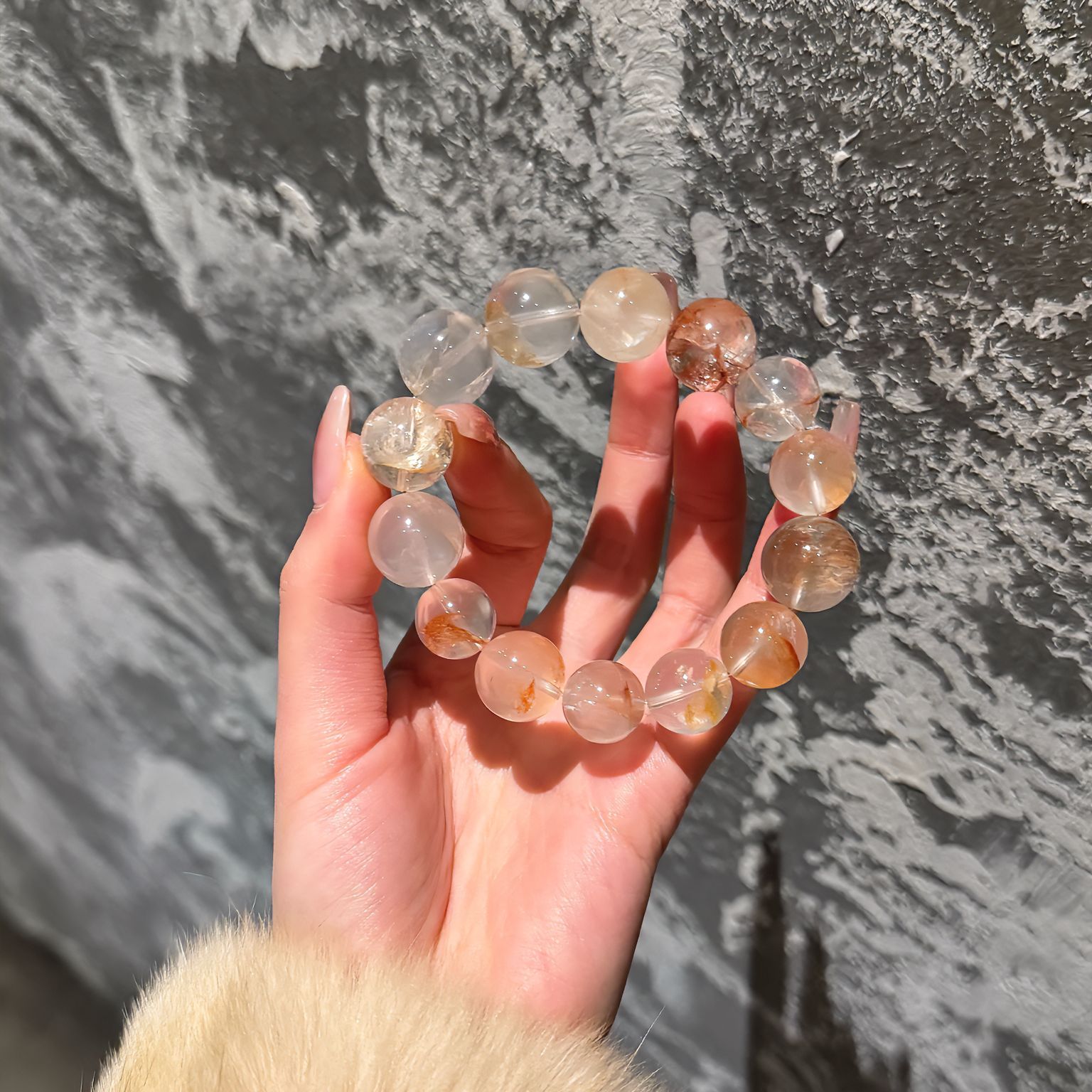 西西Lumina[沁粉佳人]  天然水晶 定制DIY设计多样性发货