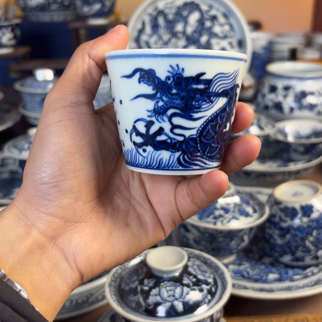 得*景德镇手工手绘茶具