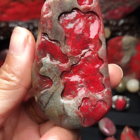 昌化鸡血石昌化鸡血石原石