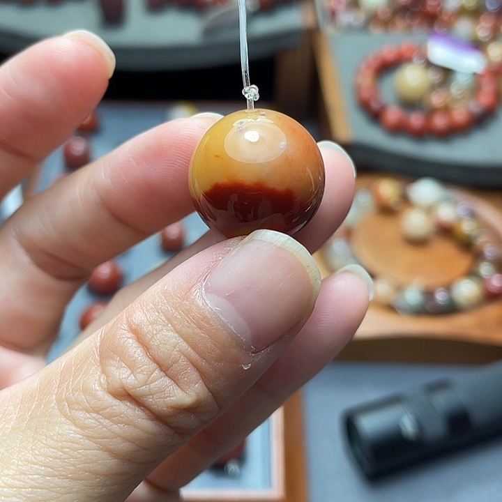 未镶嵌单珠18多样性发南红玛瑙