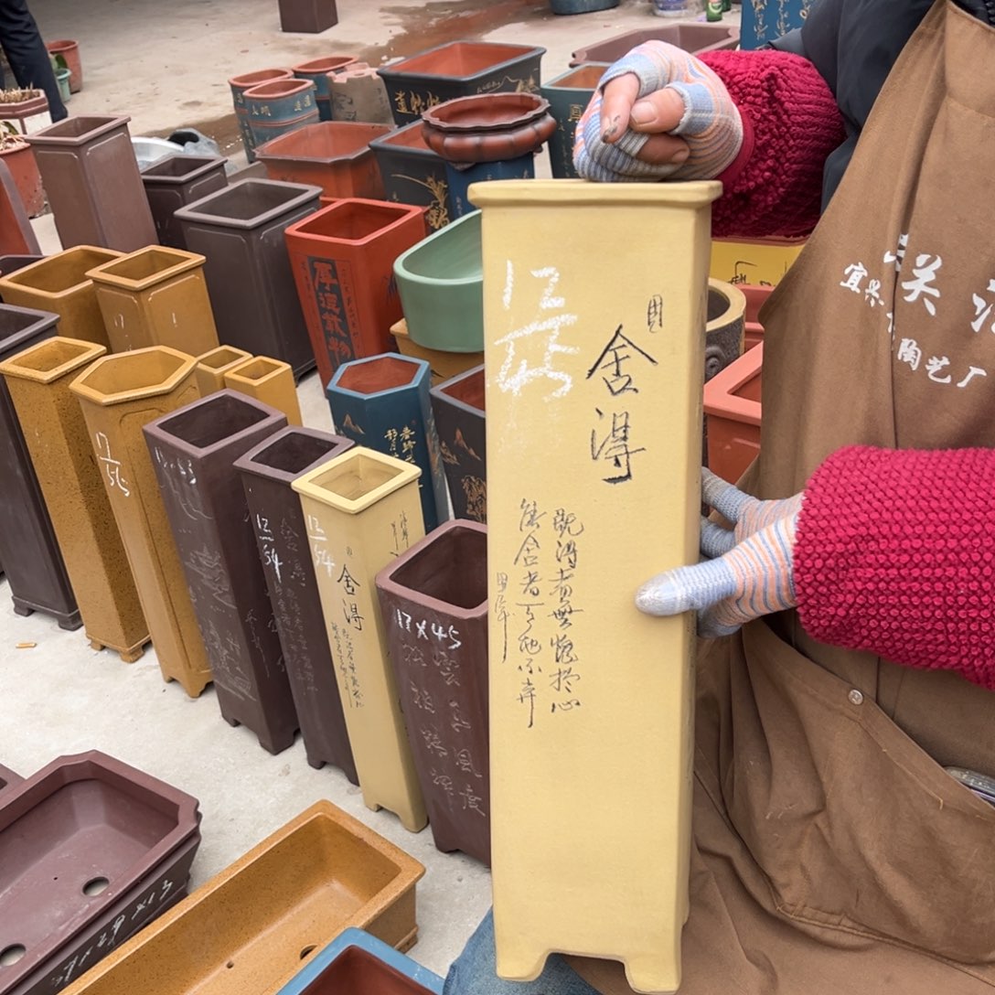 紫砂花盆盆景艺术