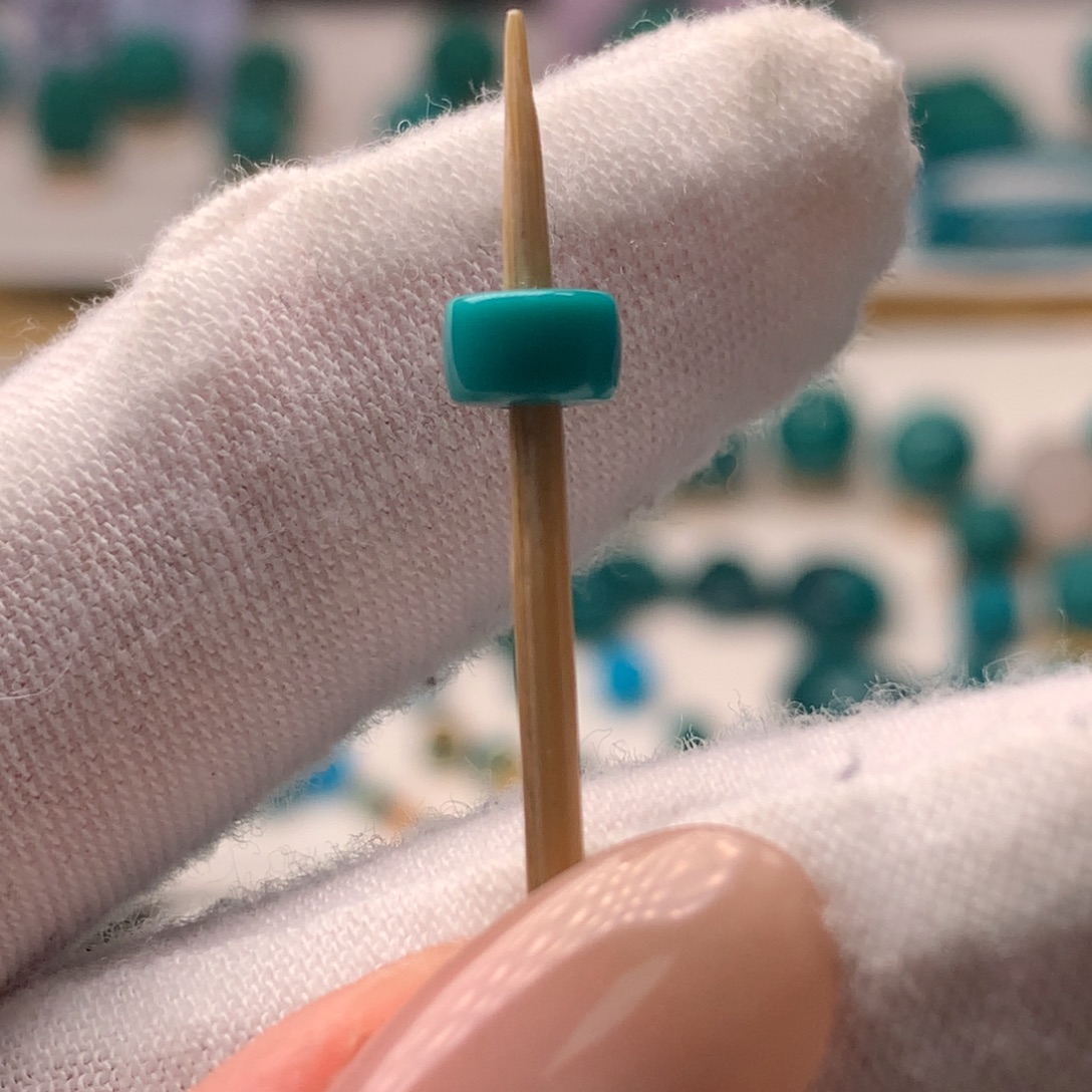 青***春绿松石未镶嵌配饰