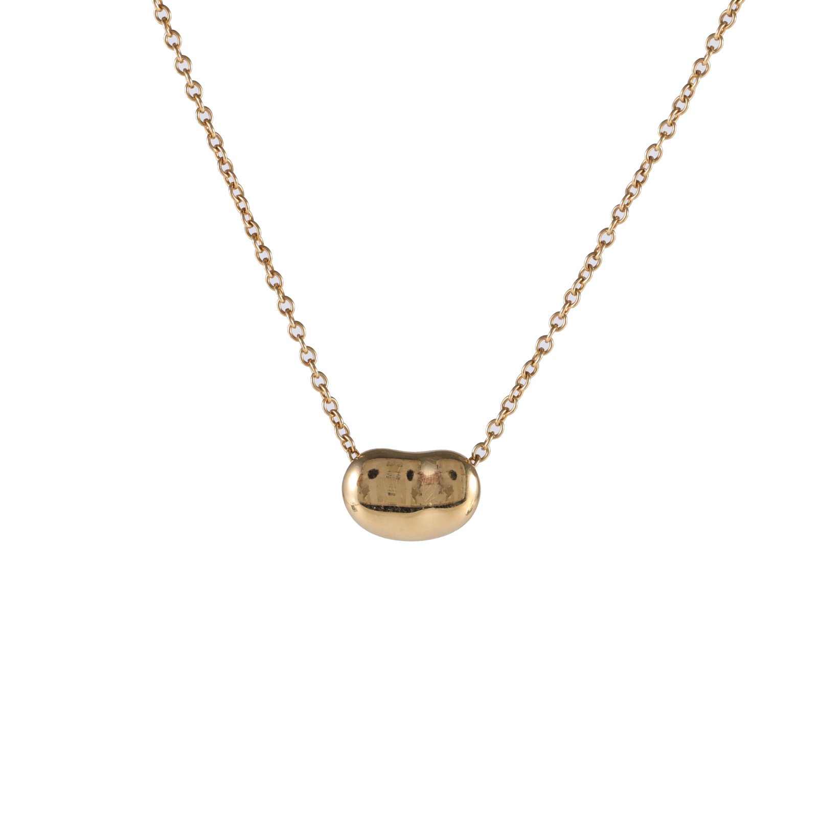 99新 Tiffany & Co./蒂芙尼 【66活动】 黄金 项链 豌豆 小号