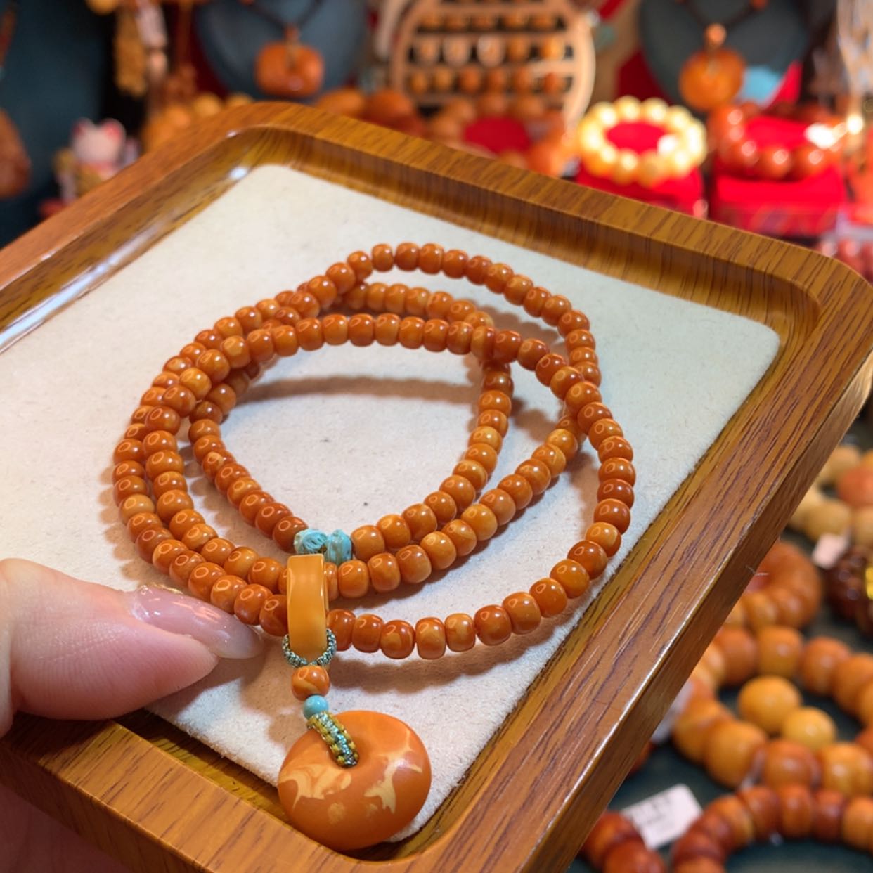 【闪购商品】蜜蜡手链未镶嵌蜜蜡手链